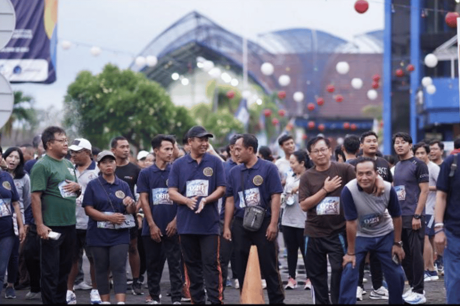 Kegiatan Fun Run BUDINATA ke-55 Undiknas : Semangat juang meski badai menerjang. kampus swasta terbaik di Bali, Undiknas