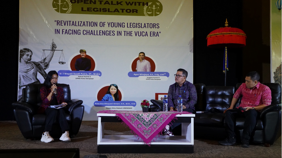 Revitalisasi Legislator Muda di Era VUCA: Talk Show bersama Universitas Pendidikan Nasional