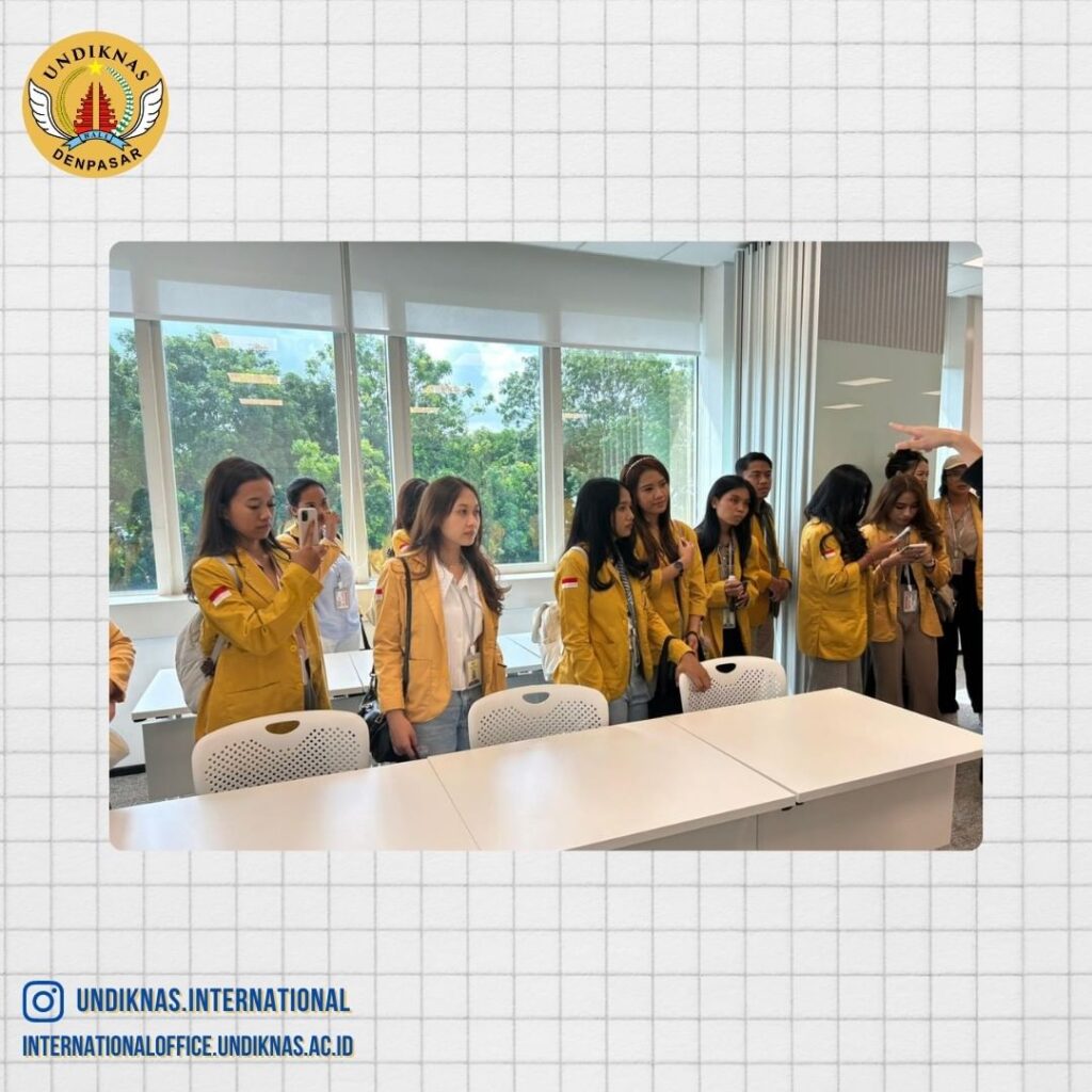 International Company Visit to Singapore with Universitas Pendidikan Nasional