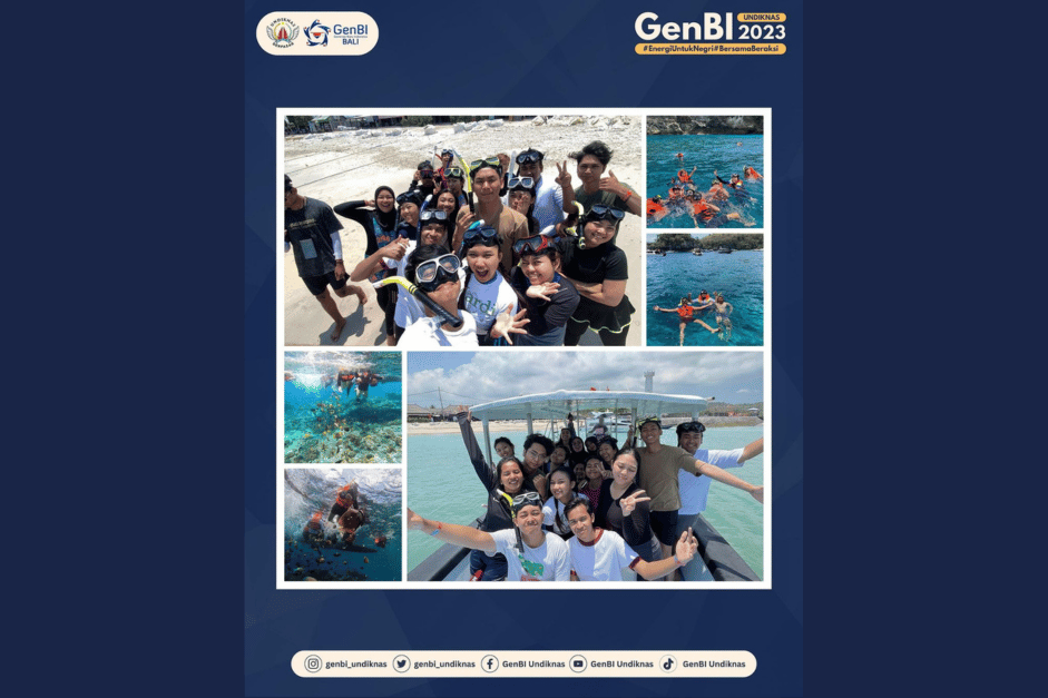 GenBI Komisariat UNDIKNAS Gelar Program Bina Nusa Penida #2: CBPR and QRIS Island Adventure