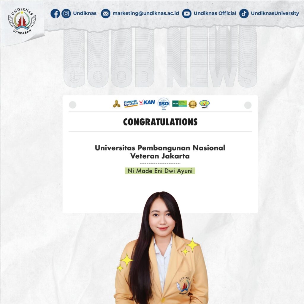 Mahasiswa Undiknas Lolos Program Pertukaran Mahasiswa ke Berbagai Universitas di Indonesia