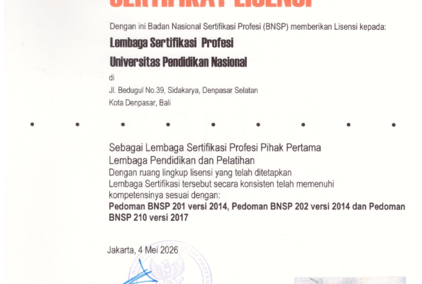 LSP-BNSP-UNDIKNAS